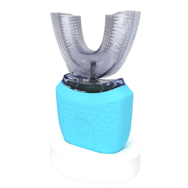 Wireless Charging U-shaped Adult Electric Toothbrush Ultrasonic Toothbrush With Silicone Waterproof Vibration Sonic Toothbrush