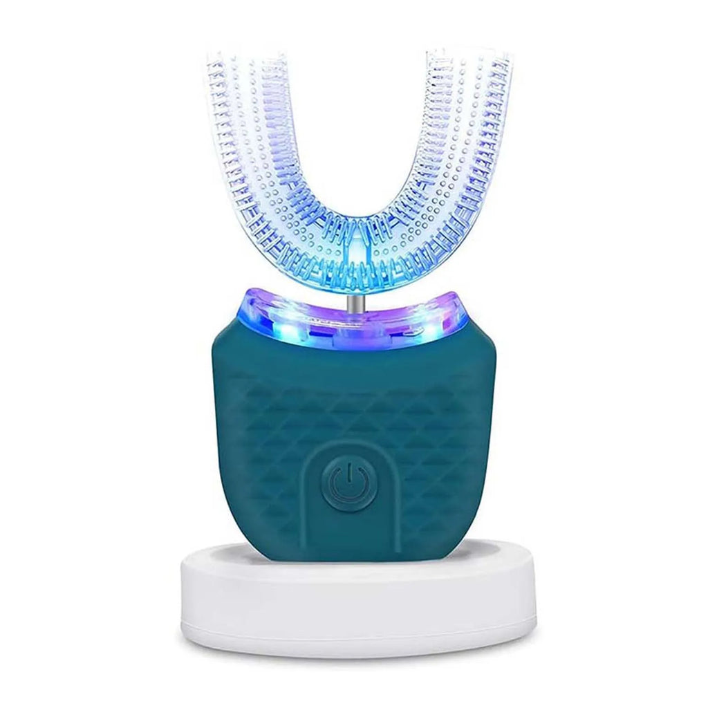 Wireless Charging U-shaped Adult Electric Toothbrush Ultrasonic Toothbrush With Silicone Waterproof Vibration Sonic Toothbrush